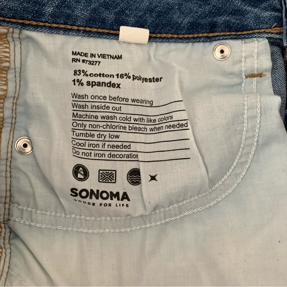 Sonoma jean Bermuda shorts size 8 - Picture 5 of 5